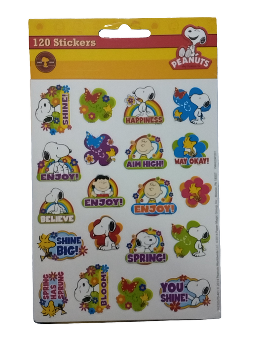 PEANUTS SPRING STICKERS