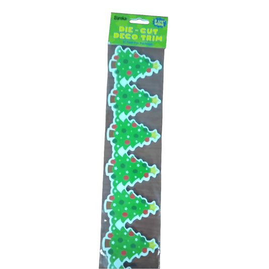 CHRISTMAS TREE DECO TRIM BORDER