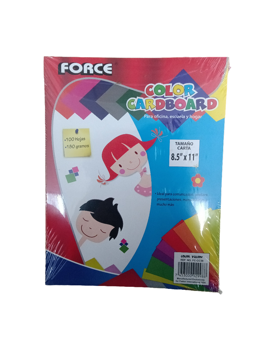 YELLOW CARDBOARD LETTER