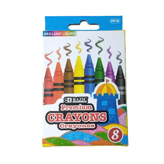 8 COLOR PREMIUN CRAYON