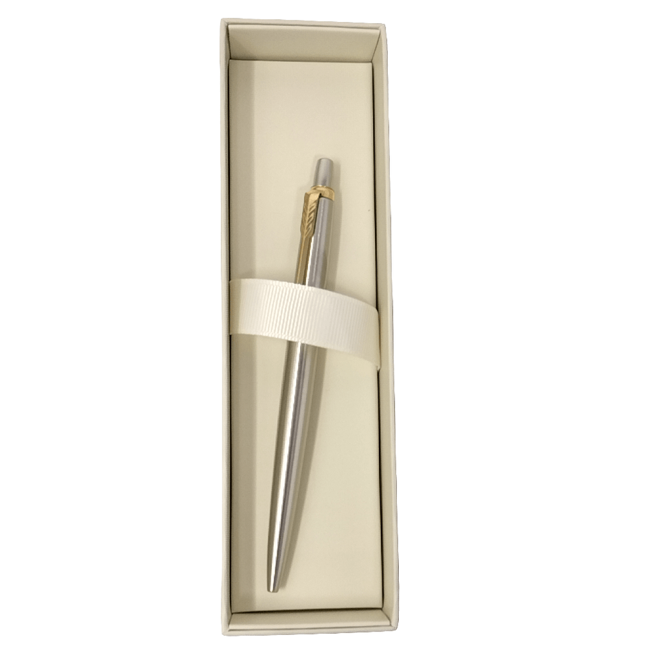 JOTTER BALLPOINT PEN, STAINLESSSTEEL + GOLD