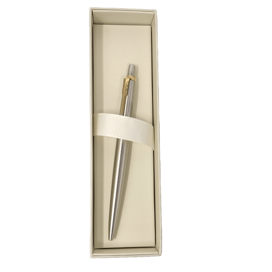JOTTER BALLPOINT PEN, STAINLESSSTEEL + GOLD