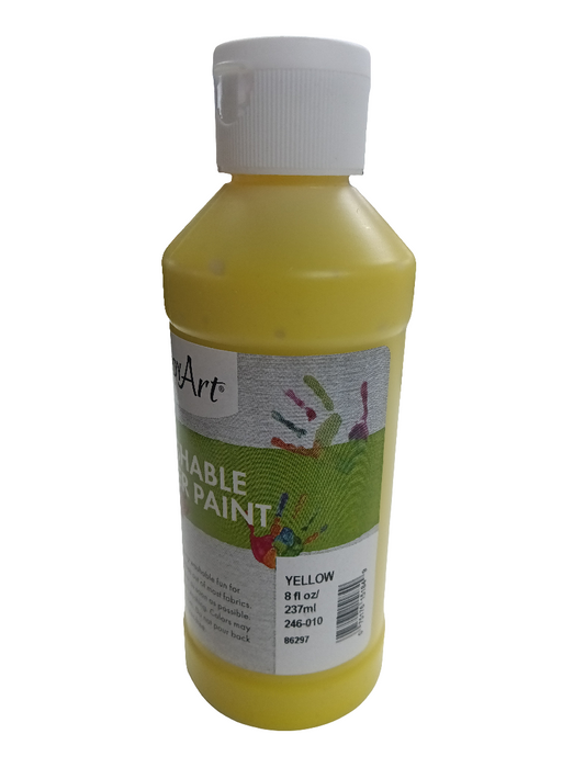 FINGER PAINT YELLOW 8 OZ