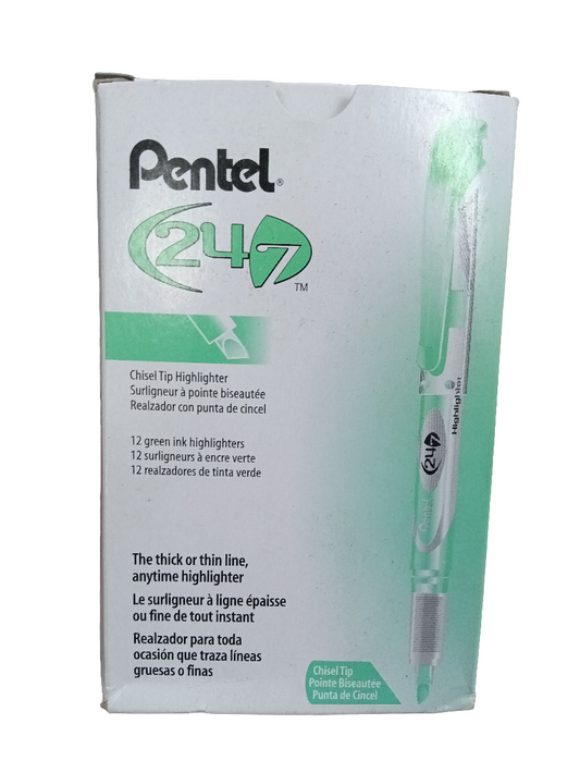 Chisel tip highlighter 247 green