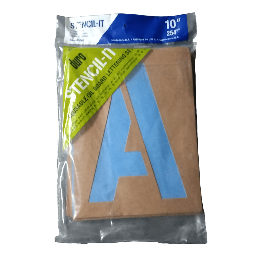 10” REUSEABLE STENCIL KT