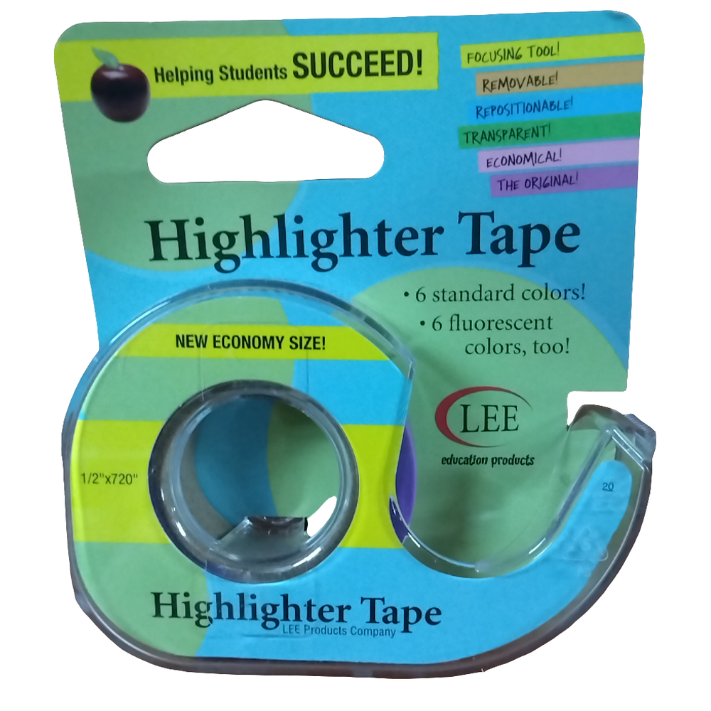 REMOVABLE HIGHLIGHTER TAPE