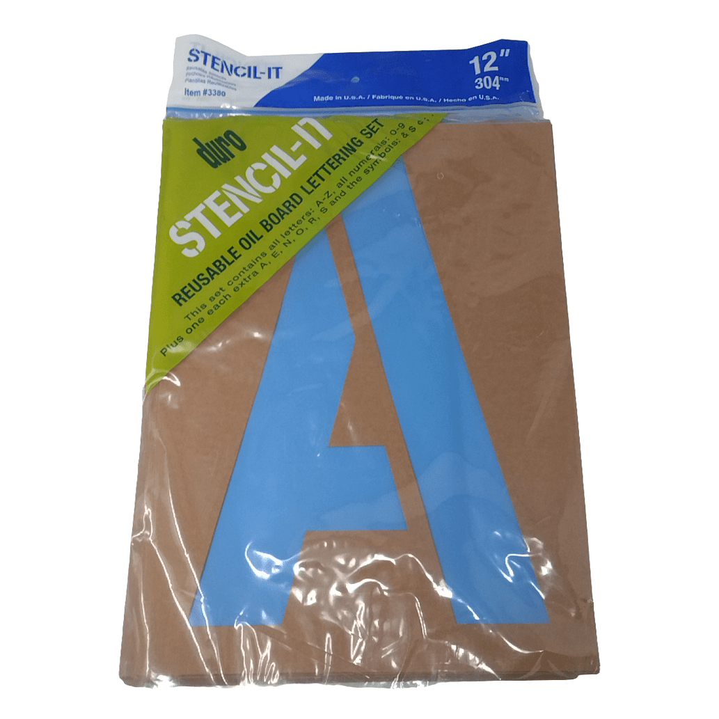 12" REUSEABLE STENCIL KT