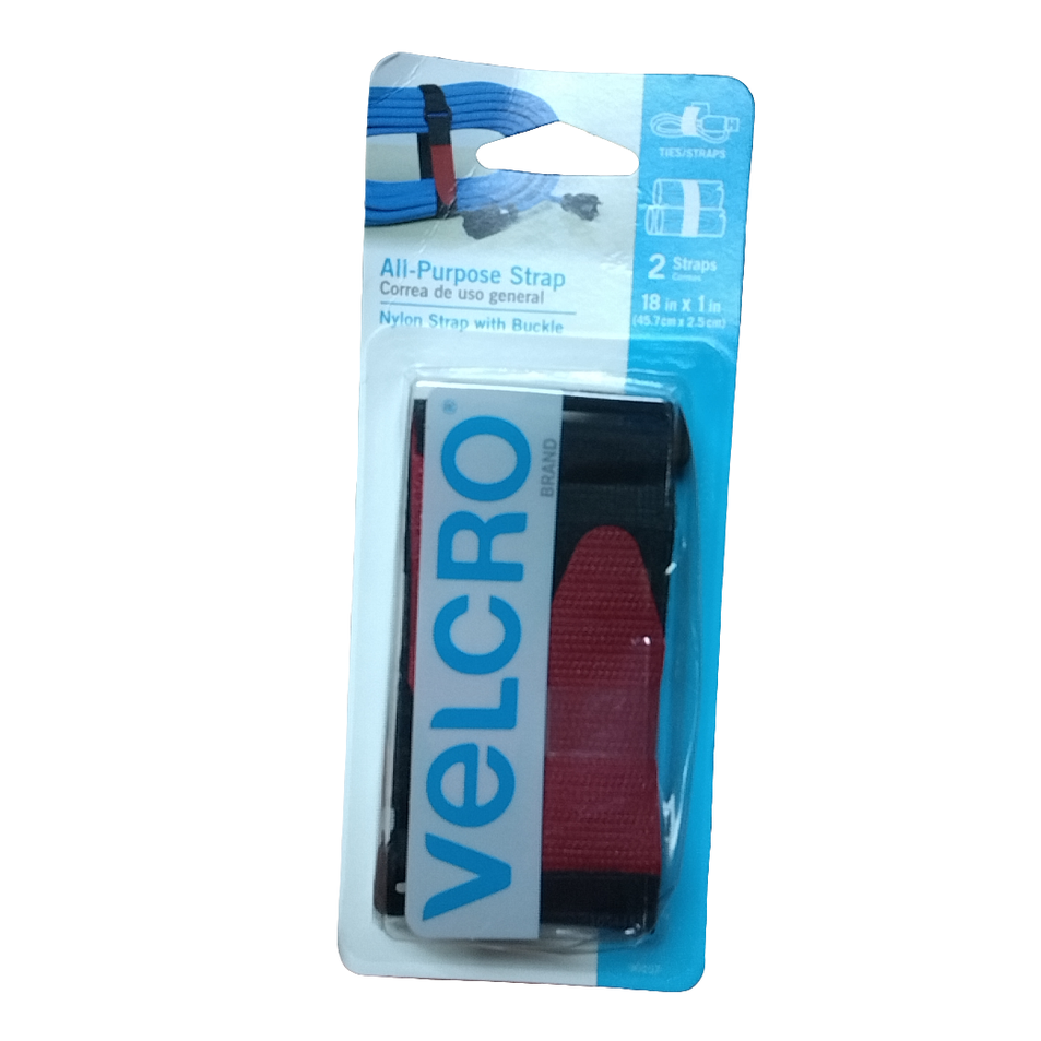 BLACK-VELCRO STRAPS