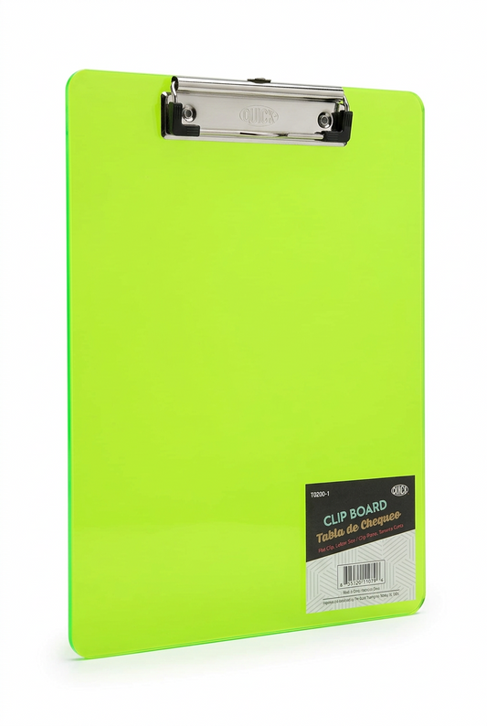 Clipboard Acrylic Letter Flat - JA Riollano