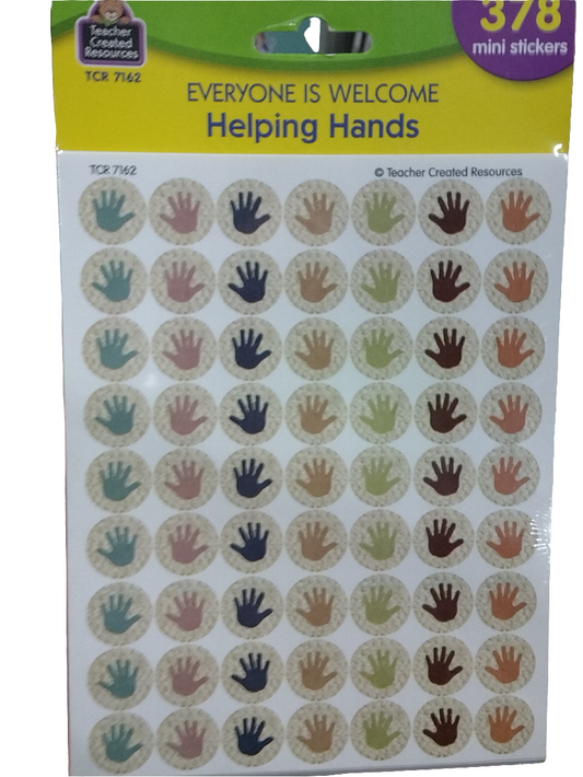 EVERYONE IS WELCOME HELPING HANS STICKERS