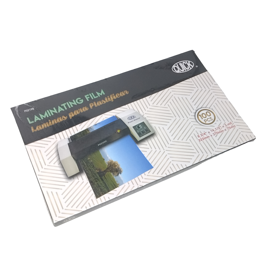 LAMINATING POUCH 3MIL 9" X 14-1/2" CJ.100
