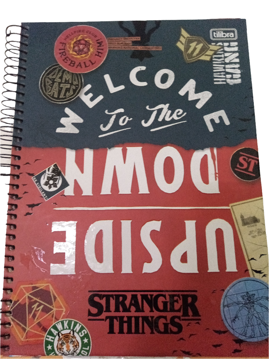 LIBRETA UNIVERSITARIA STRANGER THINGS 200 PAGS