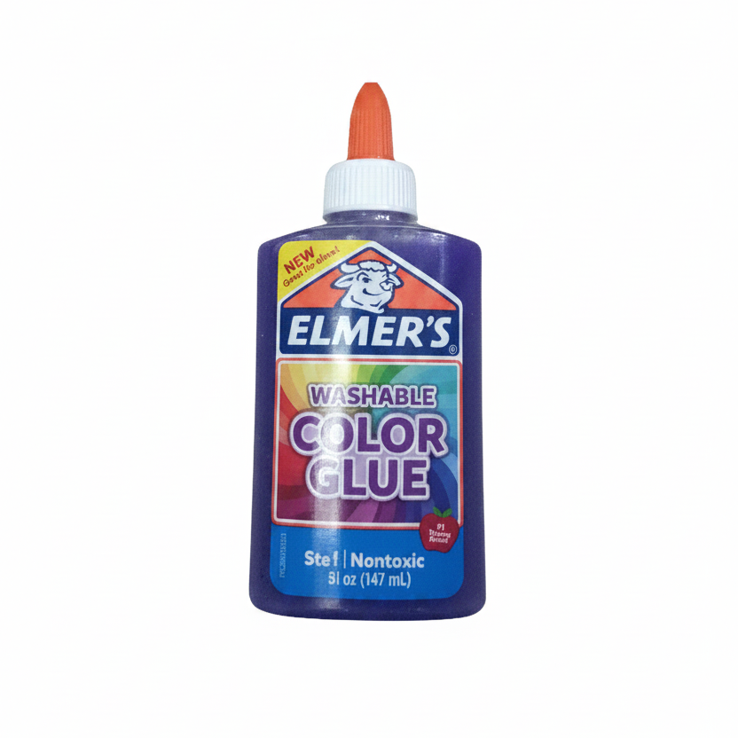 Transparent Washable Color Glue Violet