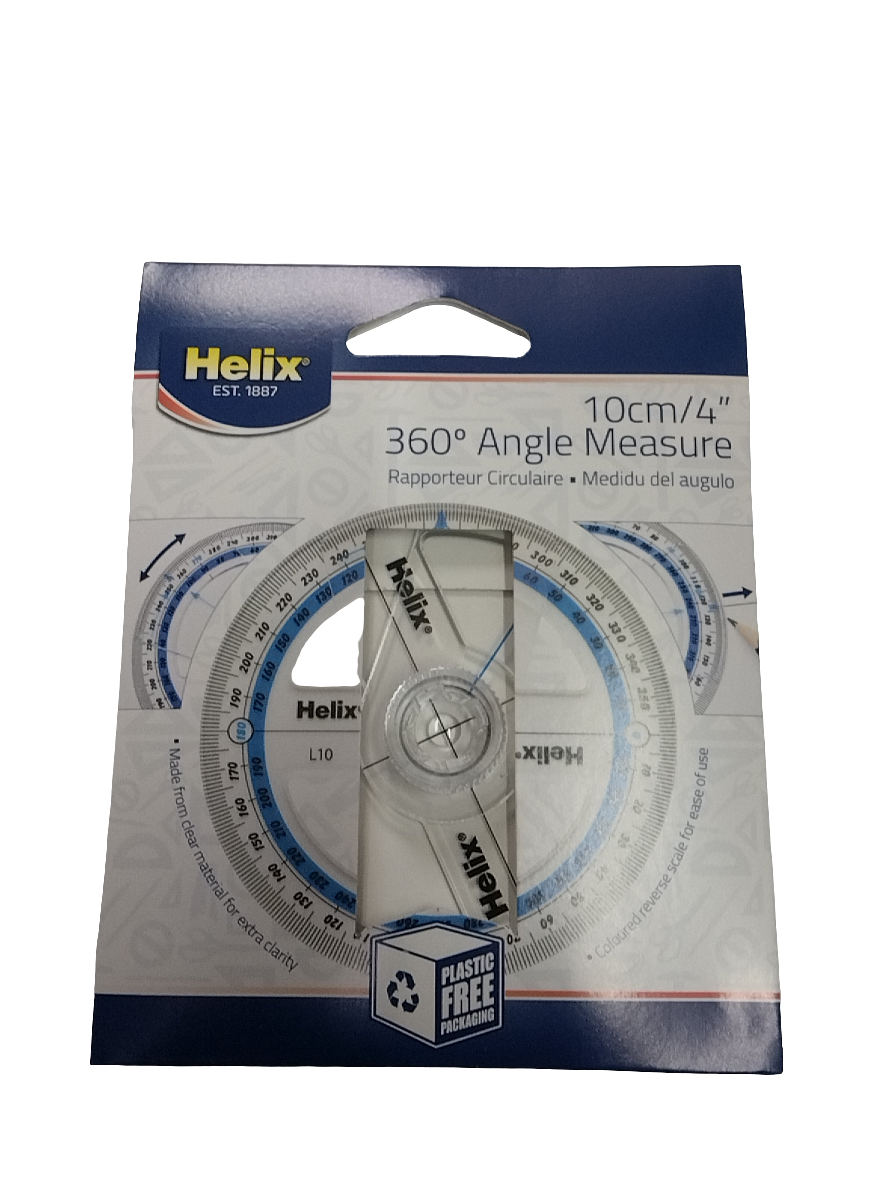 360 DEGREE ANGLE MEASURE 10CM PROTACTOR