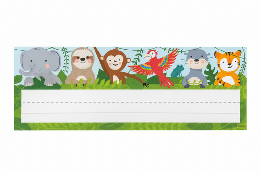 JUNGLE FRIENDS NAME PLATES