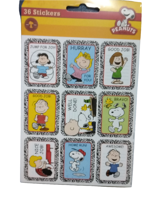 GIANT STICKERS PEANUTS