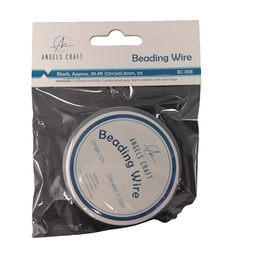 BEADING WIRE-BLACK 39.4FT APROX
