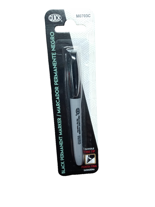 PERMANENT MARKER BLACK BLISTER FINE