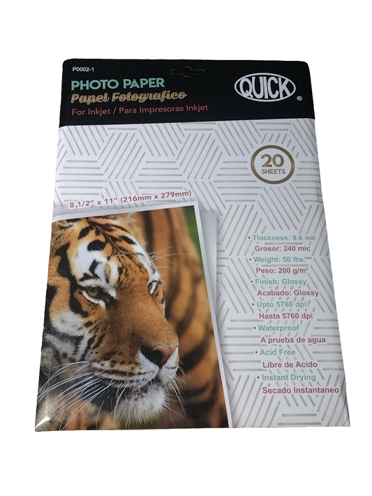 PHOTO PAPER GLOSSY PQ.20