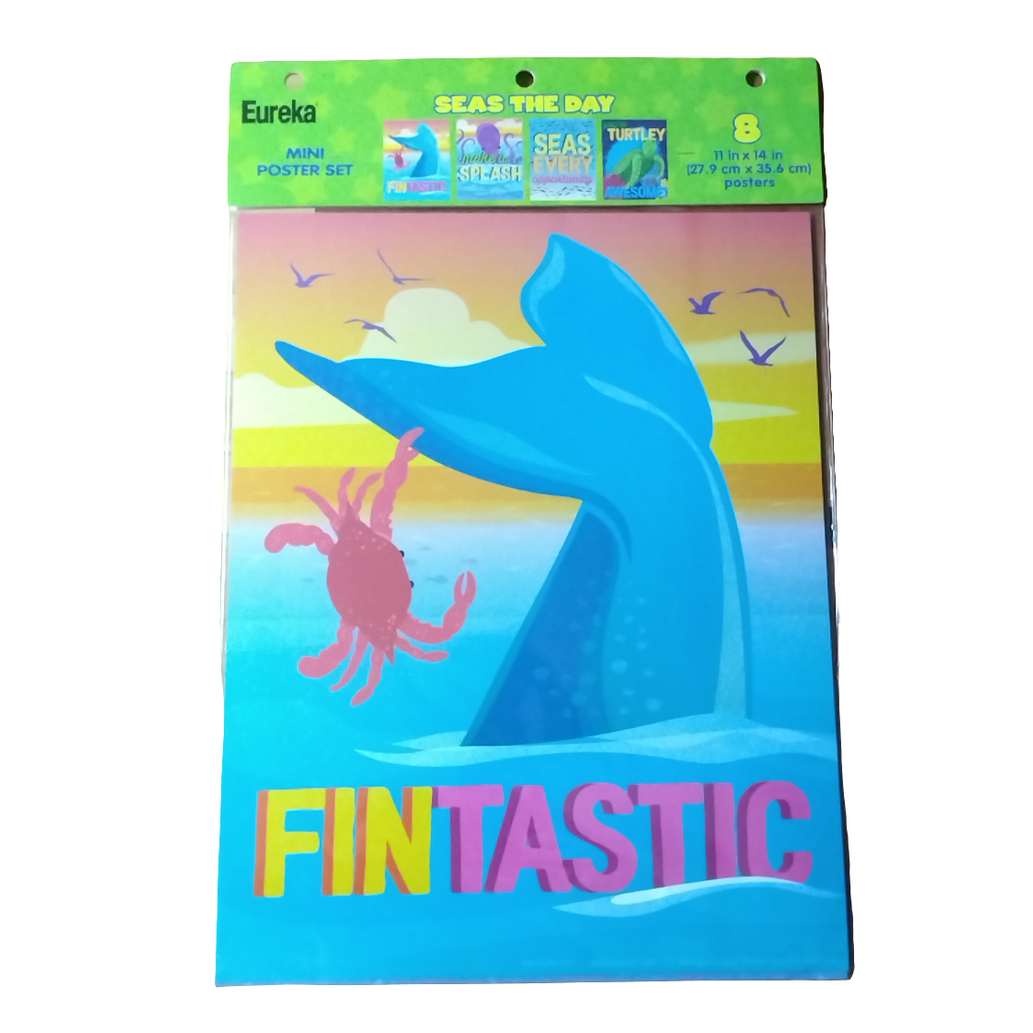 SEAS THE DAY MOTIVATIONAL MINI POSTER SET