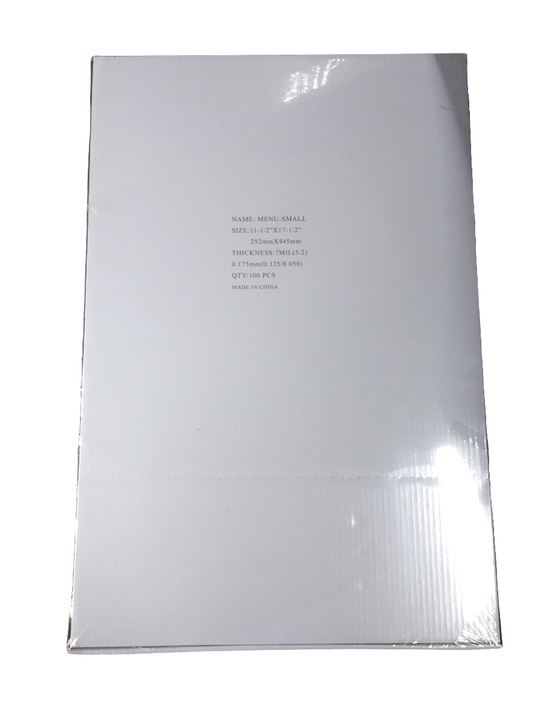 LAMINATING POUCH 7ML 11-1/2 X 17-1/2 100 PC