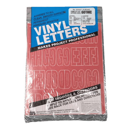 VINYL LETTERS & NUM