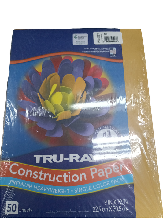 PC PAPEL CONSTRUCCION TAN (PQ.50)