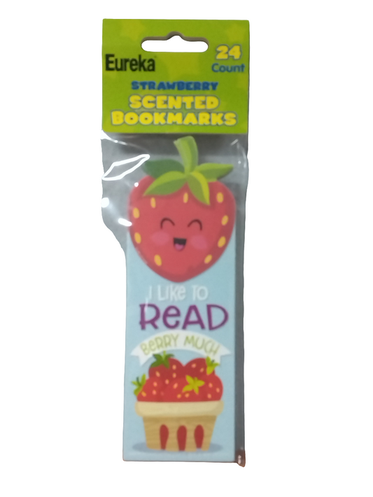 Strawberry Scented Bookmarks