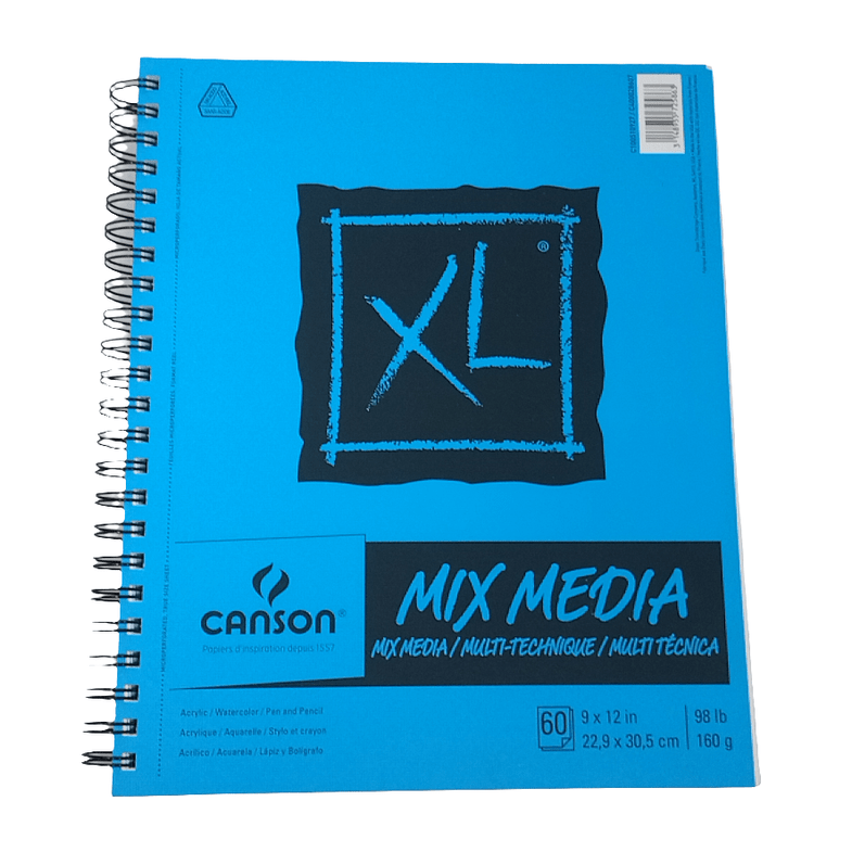 60 SHEETS MULTI MEDIA 9"X12"