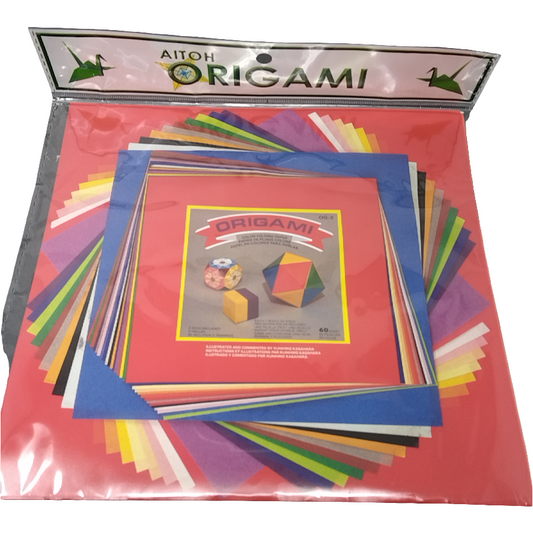 ORIGAMI PAPER SET MED 55PC