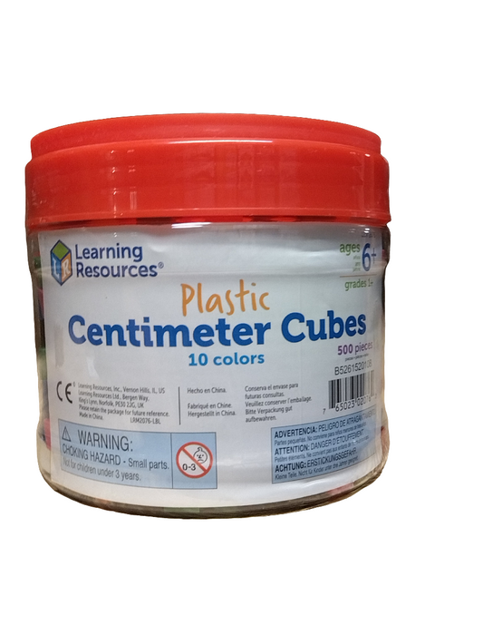 CENTIMETER CUBES, SET OF 500