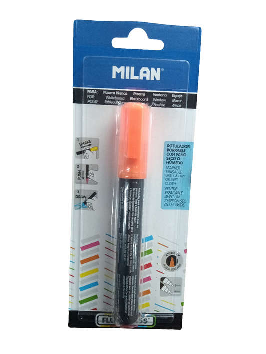 ROTULADOR FLOUGLASS PUNTA BISELADA ORANGE