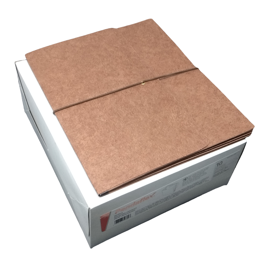 EXPADING FILE LETTER W/ELASTIC 3.5" RED Box.10