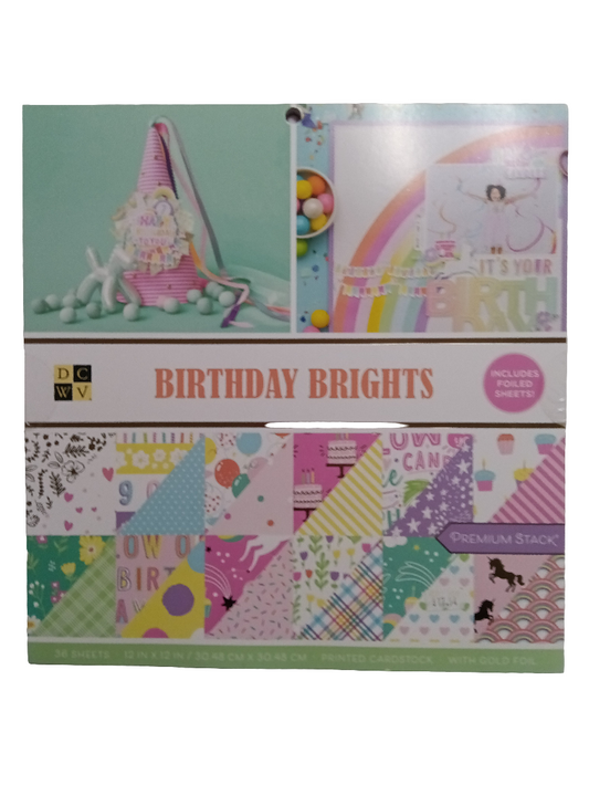 BIRTHDAY BRIGHTS CARDSTOCK