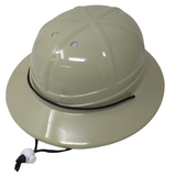 CHILDREN'S HARD PLASTIC SAFARI PITH HELMET