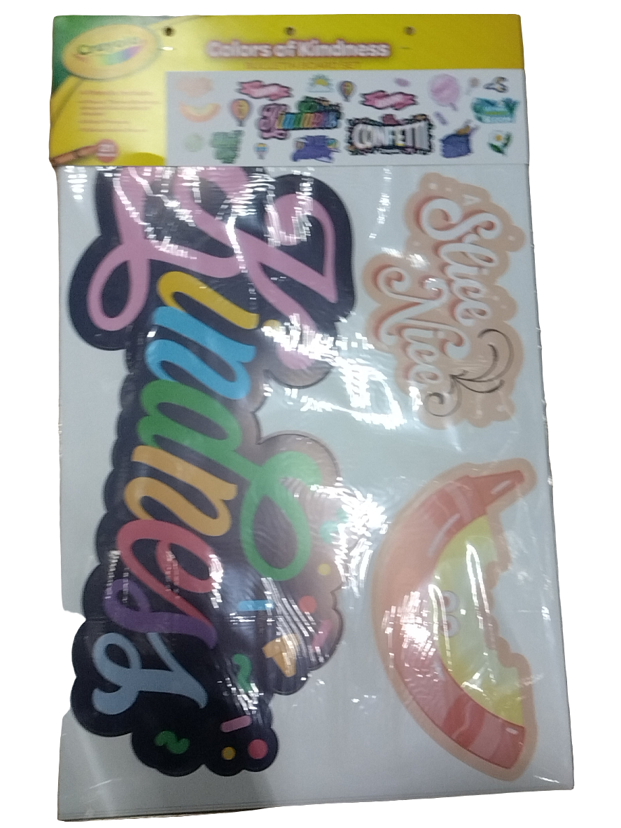 CRAYOLA® COLORS OF KINDNESS THROW KINDNESS BULLETI