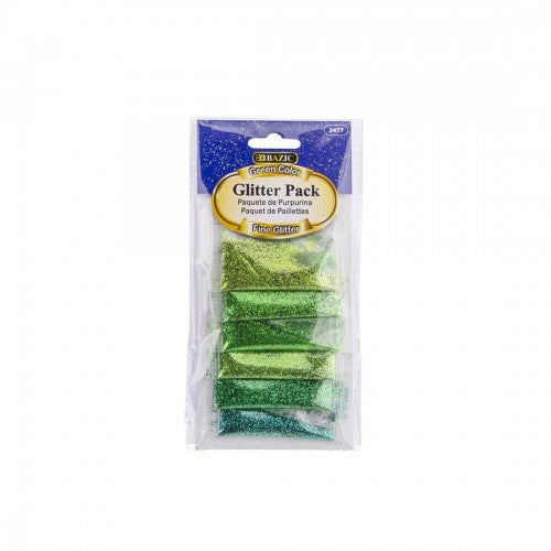 GREEN COLOR GLITTER 2G PQ.6