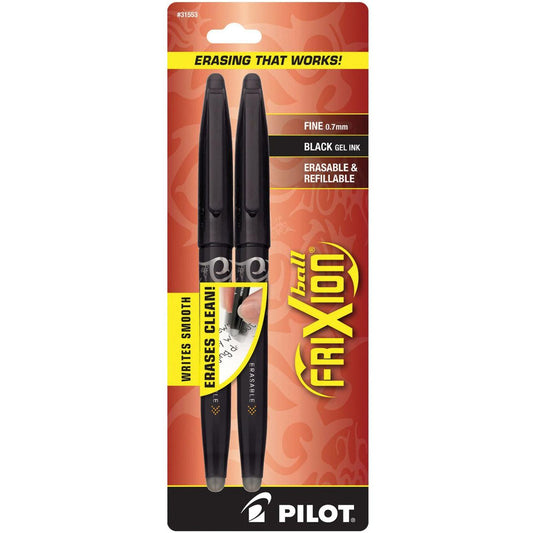 FRIXION ERASABLE GEL PEN BLACK PQ.2