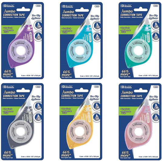 CORRECTION TAPE W/TWO WAY 5MM X 394"