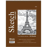 SPIRAL SKETCH PAD 9 X12 30CT