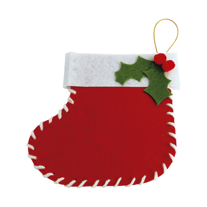 BOTAS NAVIDEñAS DE FIELTRO PARA ARMAR