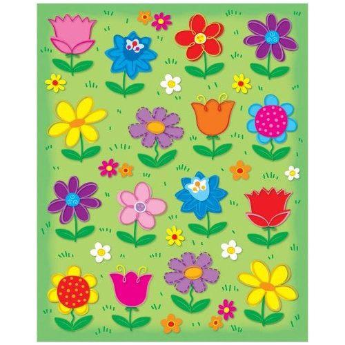 SHAPE STICKER FLOWERS 96 STICKERS