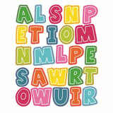 UPPERCASE SHAPE STICKERS SCHOOL POP