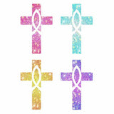 DAZZLE STICKERS CROSSES 120 STICKERS