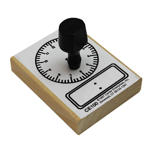 DIGITAL AND ANALOG CLOCK STAMP