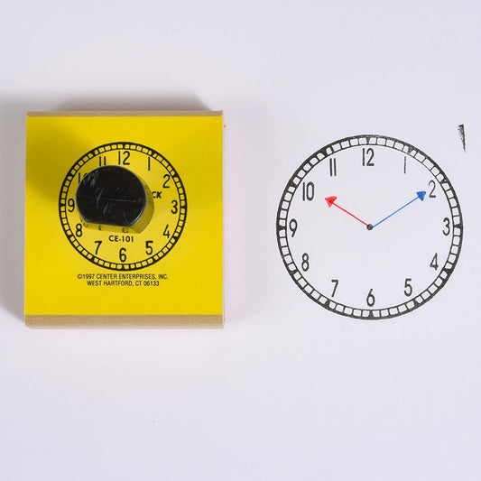 ANALOG CLOCK STAMP - LARGE