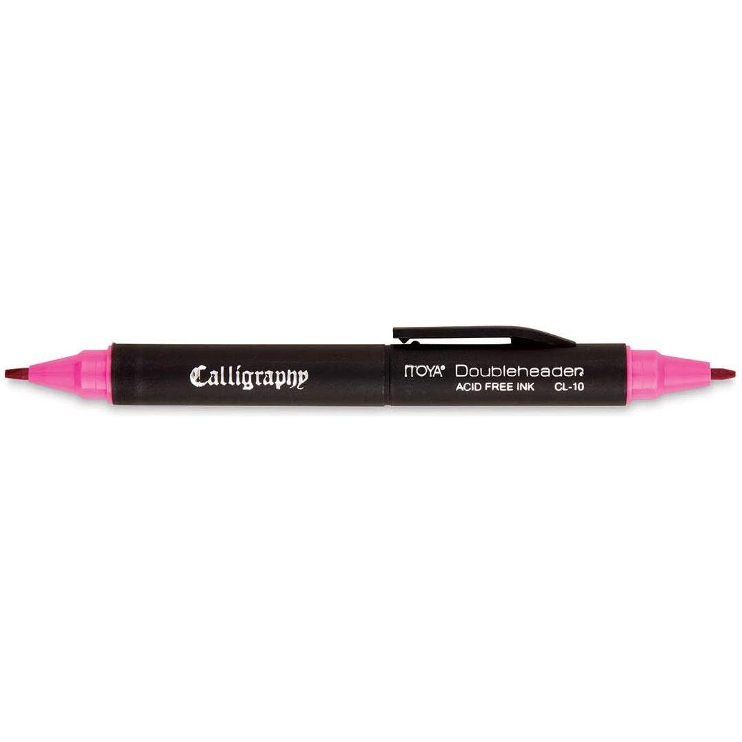 DOUBLEHEAD CALLIGRAPHY MARKER PINK