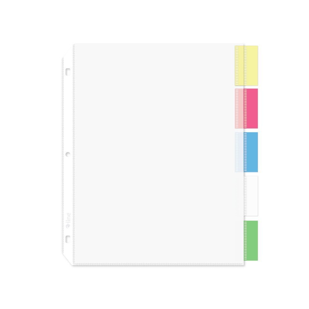 Sheet Protectors W/Index Tabs Inserts