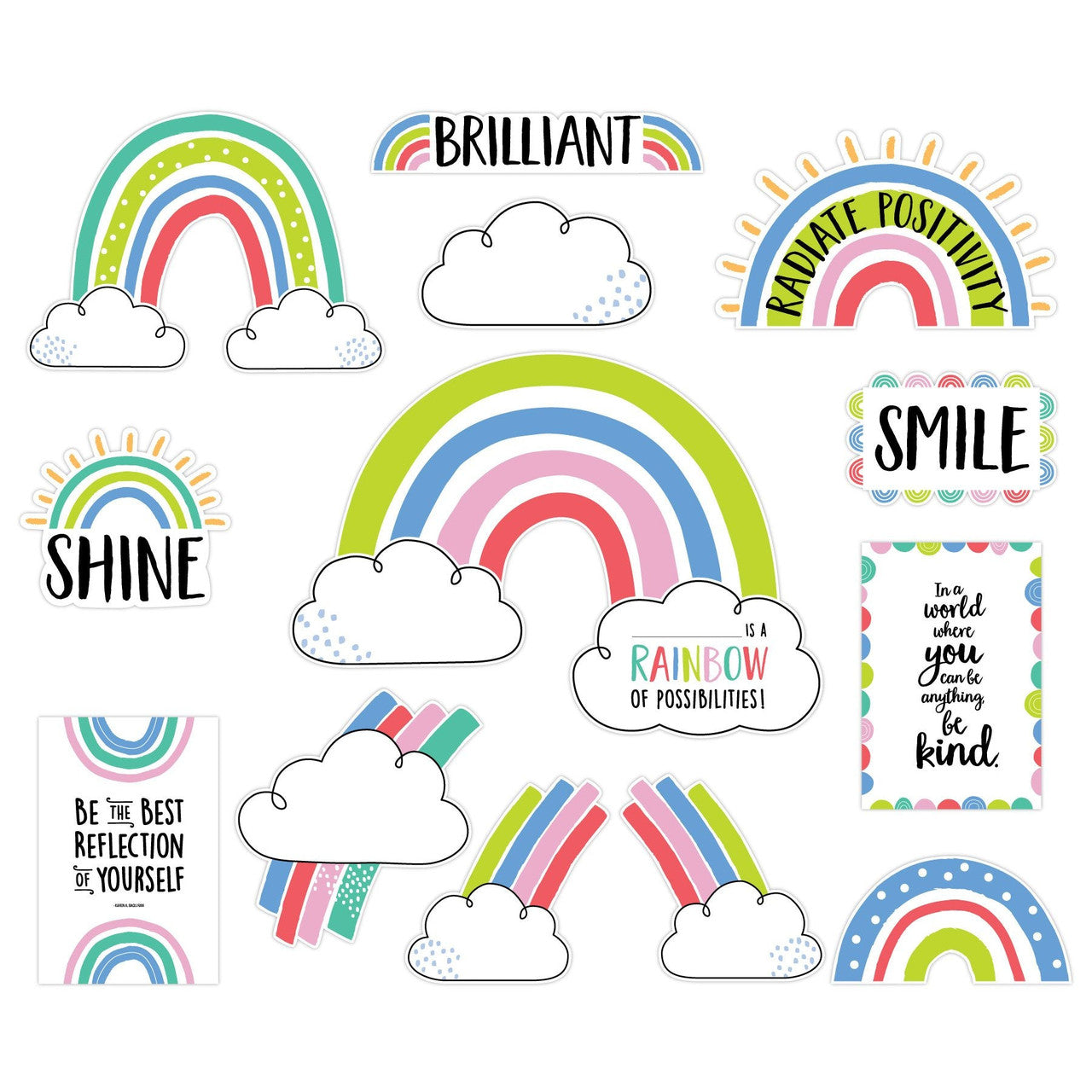 DOODLY RAINBOWS BULLETIN BOARD