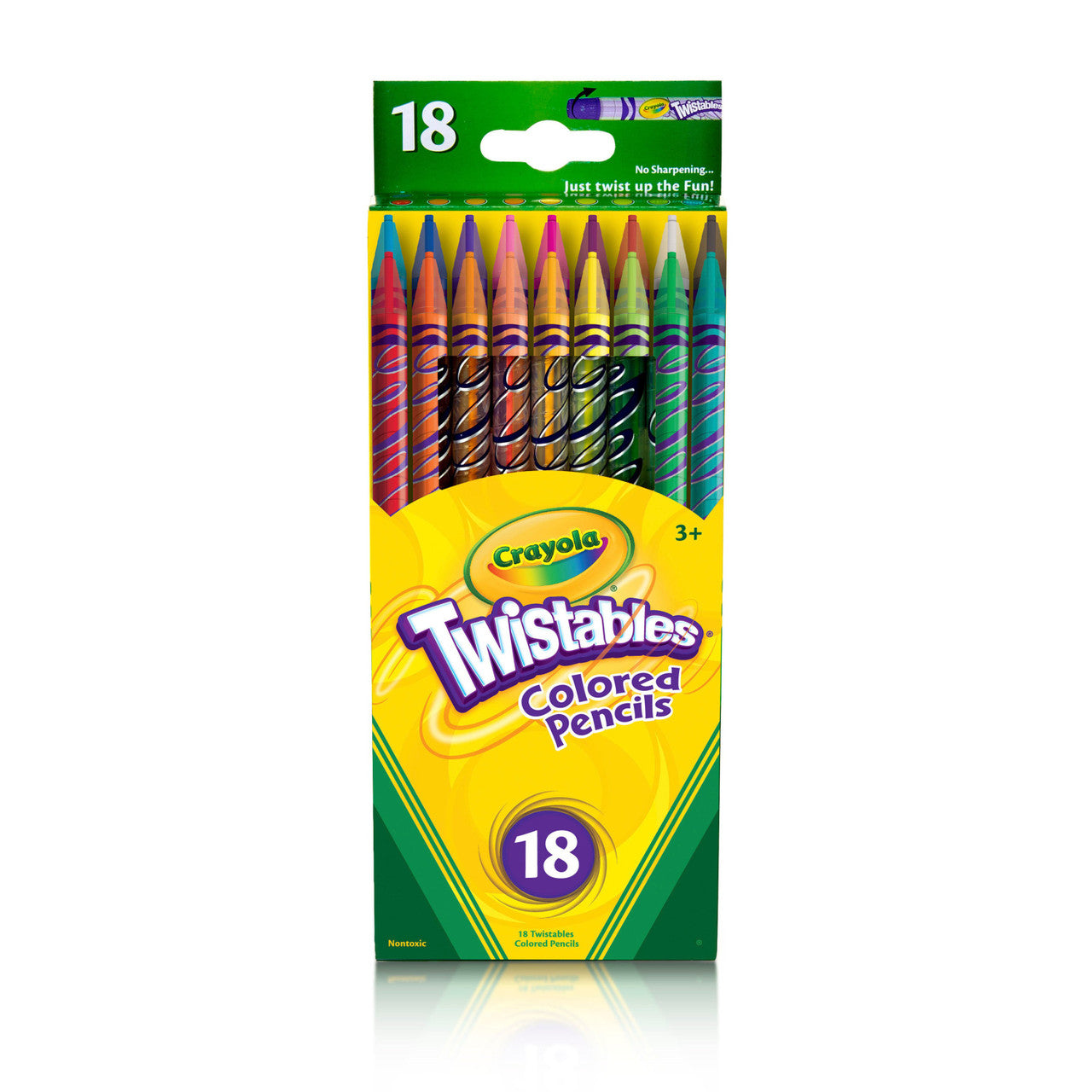 TWISTABLES COLORED PENCILS PQT. 18
